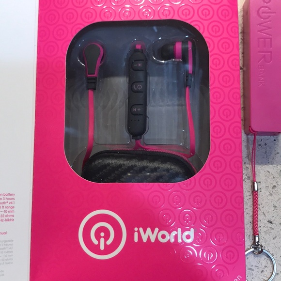iWorld Gamma Bluetooth Wireless Earbuds/Powerbank - Picture 4 of 6